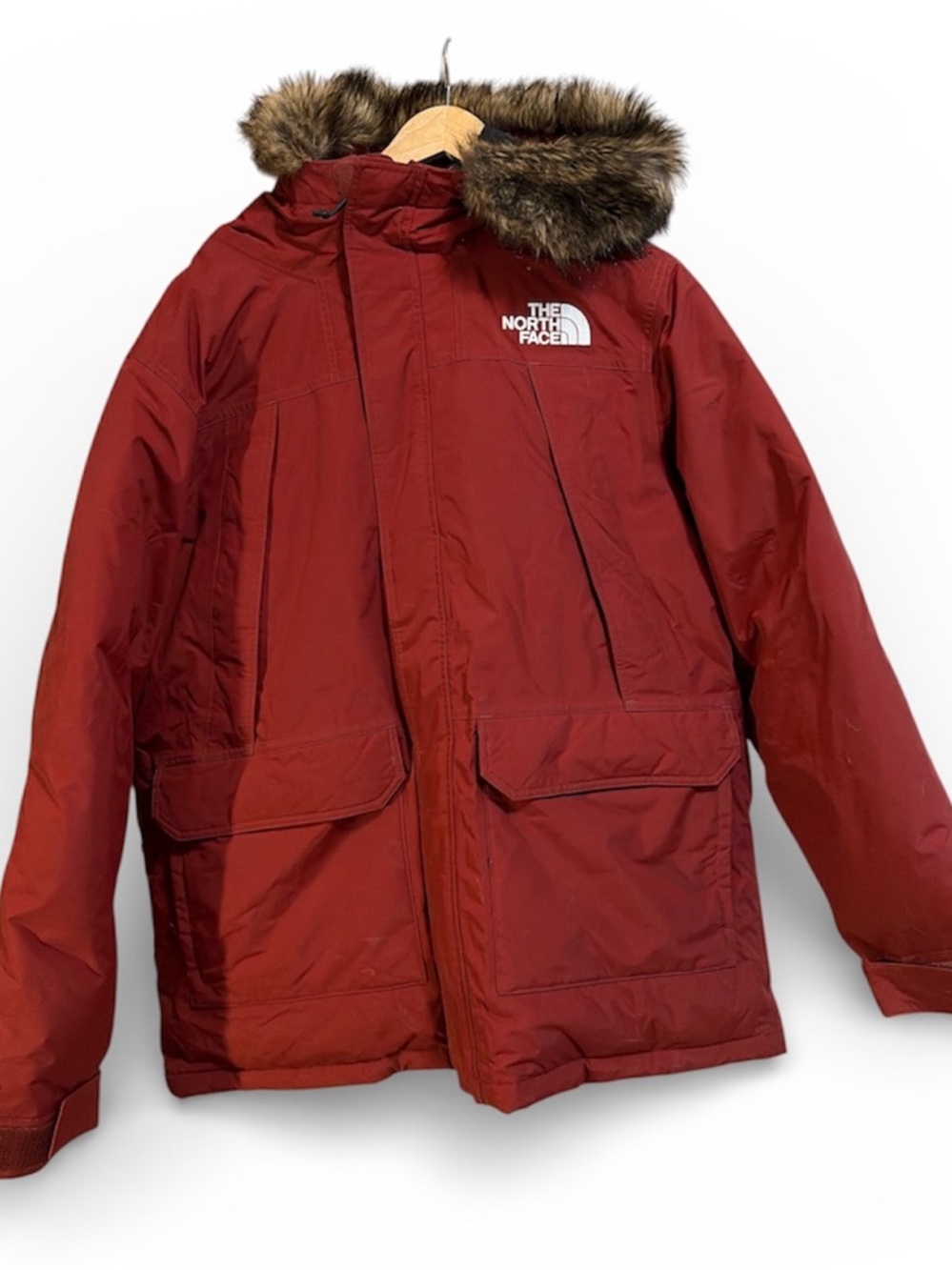 The North Face Deep Red McMurdo Parka